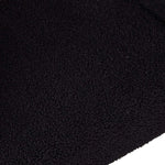 FURNHOUSE Natalie Esszimmerstühle mit Armlehne 2er Set - Bouclé-Stoff Schwarz