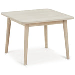 FURNHOUSE Nyborg Couchtisch Quadratisch 70x70 cm - Eiche Weiß geöltes