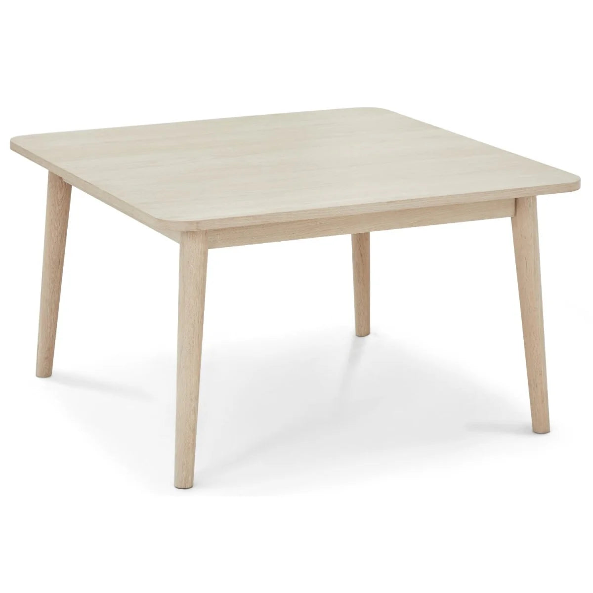 FURNHOUSE Nyborg Couchtisch Quadratisch 90x90 cm - Eiche Weiß geöltes