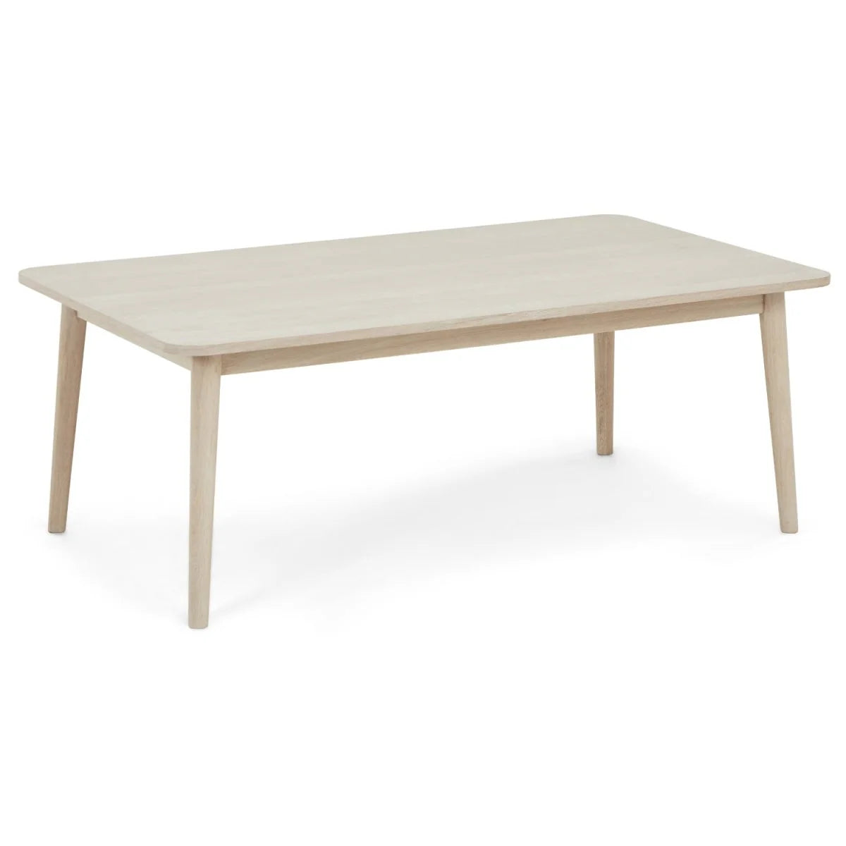 FURNHOUSE Nyborg Couchtisch Rechteckig 120x75 cm - Eiche Weiß geöltes