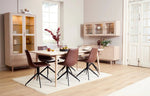 FURNHOUSE Nyborg Rechteckiger Esstisch 200x100 cm - Ausziehbar bis 300 cm - Eiche Weiß geöltes