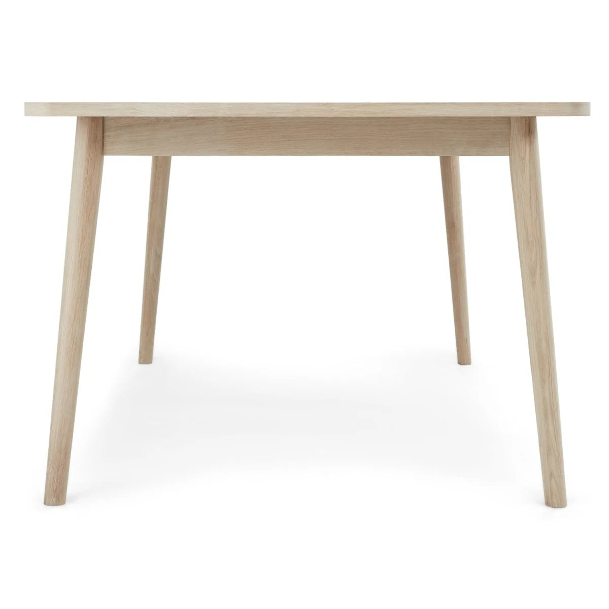 FURNHOUSE Nyborg Rechteckiger Esstisch 200x100 cm - Ausziehbar bis 300 cm - Eiche Weiß geöltes