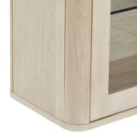 FURNHOUSE Nyborg Wandschrank mit LED-Beleuchtung - 180 cm breit - Eiche Weiß geöltes