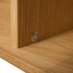 FURNHOUSE Nyborg Wandschrank mit LED-Beleuchtung - 180 cm breit - Wildeiche Natur