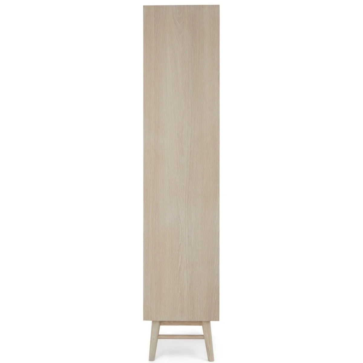 FURNHOUSE Porto Bücherregal mit Schubladen - 60 cm breit - Eiche Weiß geöltes