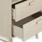 FURNHOUSE Porto Bücherregal mit Schubladen - 60 cm breit - Eiche Weiß geöltes