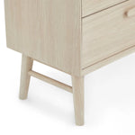 FURNHOUSE Porto Bücherregal mit Schubladen - 60 cm breit - Eiche Weiß geöltes