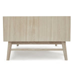 FURNHOUSE Porto Couchtisch mit Stauraum Rechteckig 120x75 cm - Eiche Weiß geöltes