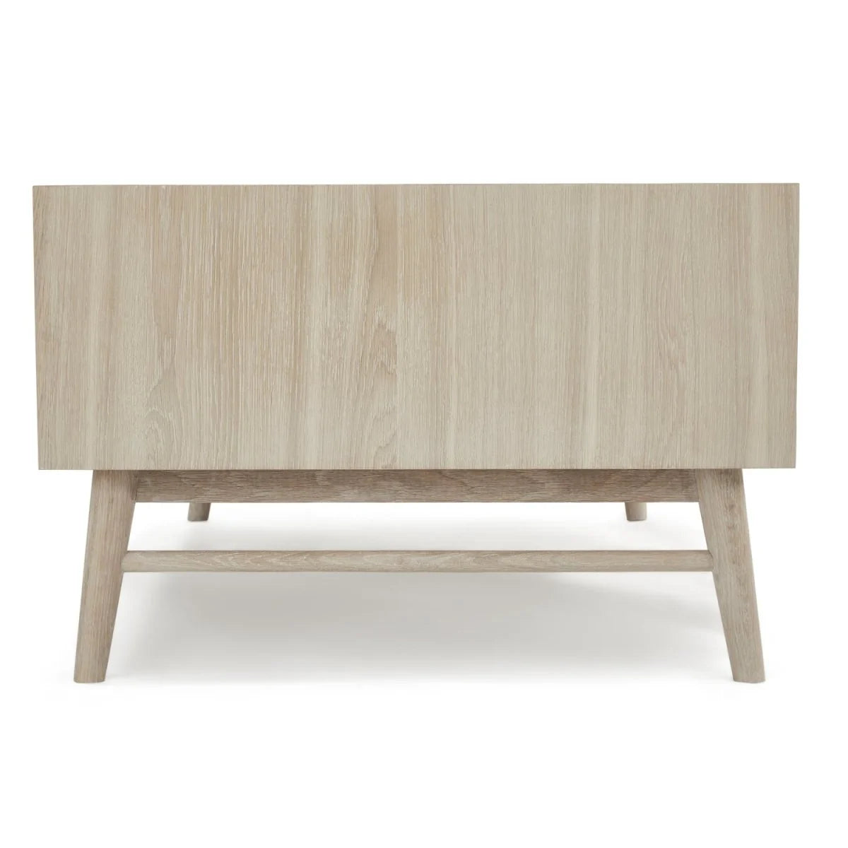 FURNHOUSE Porto Couchtisch mit Stauraum Rechteckig 120x75 cm - Eiche Weiß geöltes