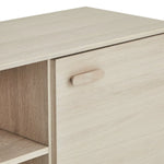 FURNHOUSE Porto Highboard mit 2 Türen - 100 cm breit - Eiche Weiß geöltes