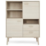FURNHOUSE Porto Highboard mit 2 Türen - 100 cm breit - Eiche Weiß geöltes