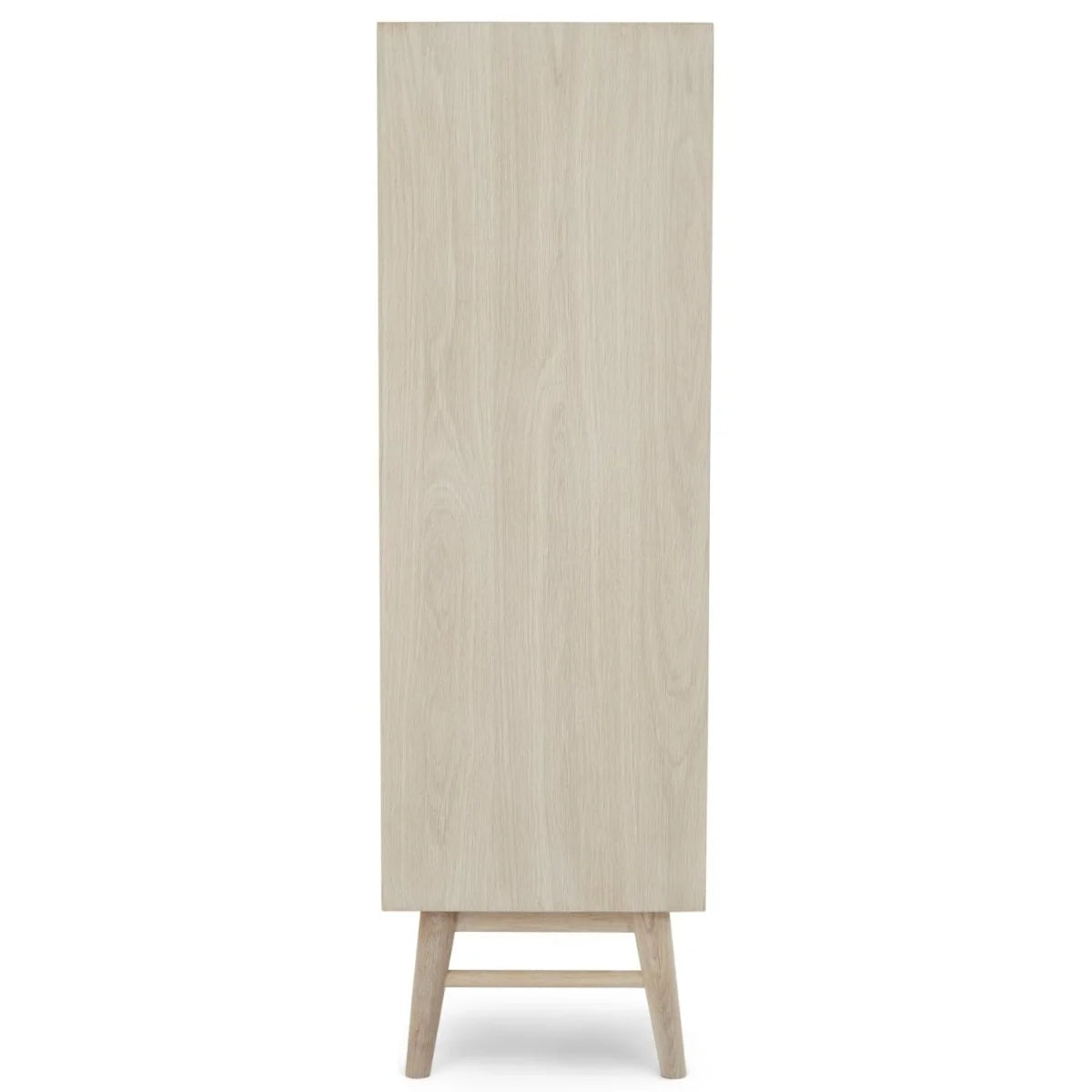 FURNHOUSE Porto Highboard mit 2 Türen - 100 cm breit - Eiche Weiß geöltes