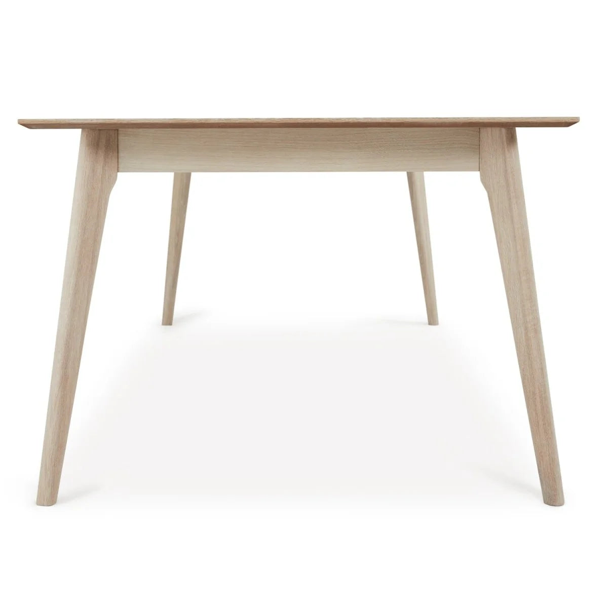 FURNHOUSE Porto Rechteckiger Esstisch 170x95 cm - Ausziehbar bis 270 cm - Eiche Weiß geöltes