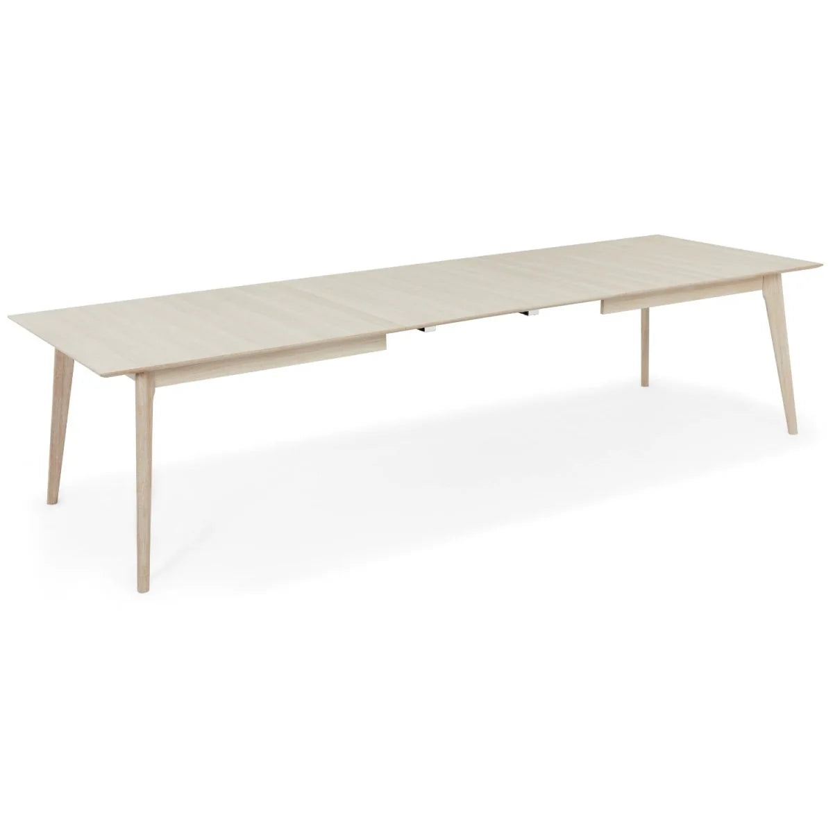 FURNHOUSE Porto Rechteckiger Esstisch 220x105 cm - Ausziehbar bis 320 cm - Eiche Weiß geöltes