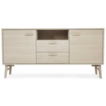 FURNHOUSE Porto Sideboard mit 2 Türen - 160 cm breit - Eiche Weiß geöltes