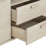 FURNHOUSE Porto Sideboard mit 2 Türen - 160 cm breit - Eiche Weiß geöltes