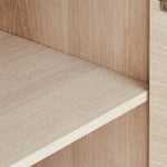 FURNHOUSE Porto Sideboard mit 3 Türen - 212 cm breit - Eiche Weiß geöltes