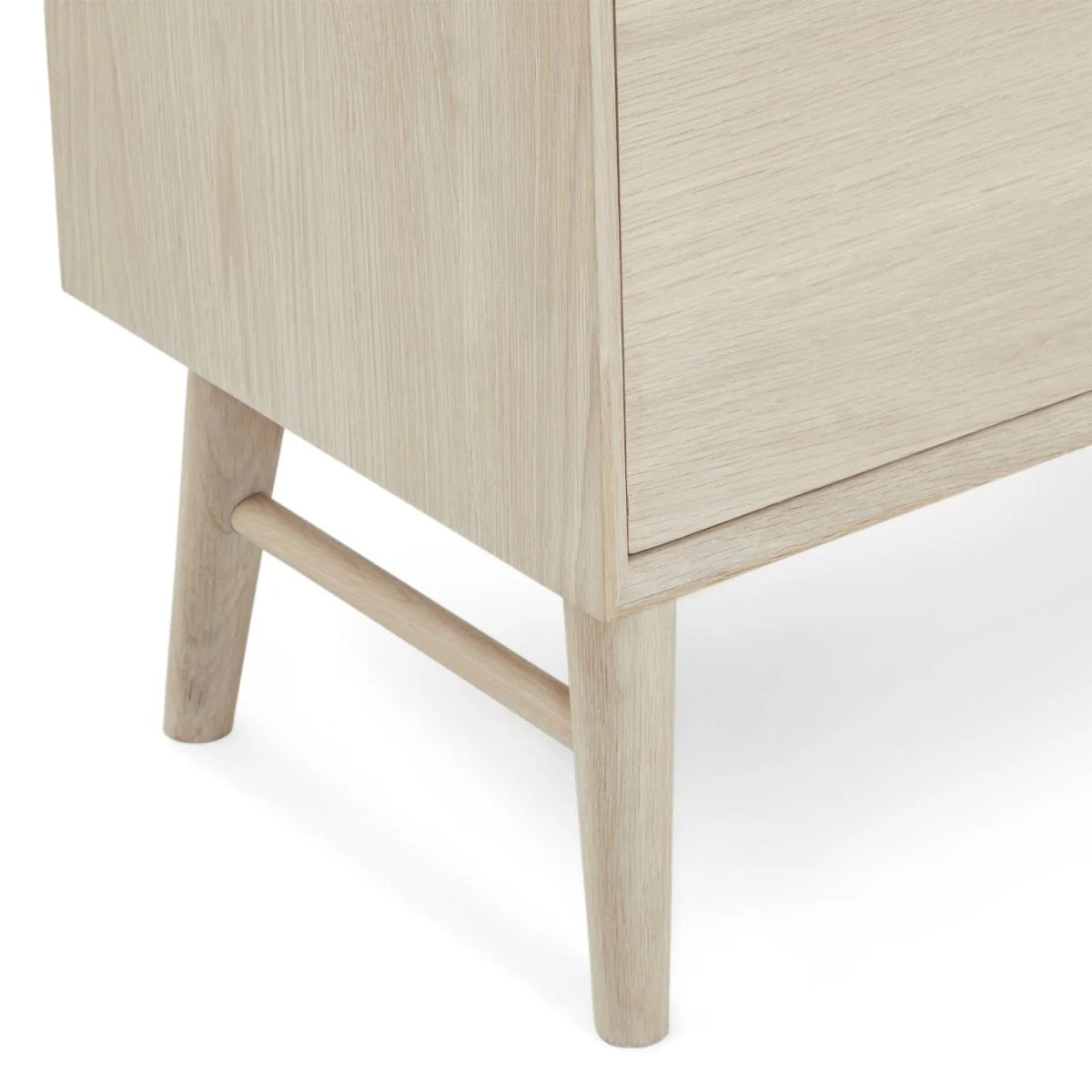 FURNHOUSE Porto Sideboard mit 3 Türen - 212 cm breit - Eiche Weiß geöltes