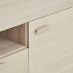 FURNHOUSE Porto Sideboard mit 3 Türen - 212 cm breit - Eiche Weiß geöltes