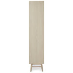 FURNHOUSE Porto Vitrine mit LED-Beleuchtung - 110 cm breit - Eiche Weiß geöltes