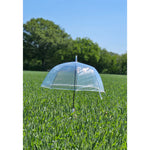 Regenschirm Glockenschirm Schirm Regen Glockenform rund klar transparent Ø 85 cm