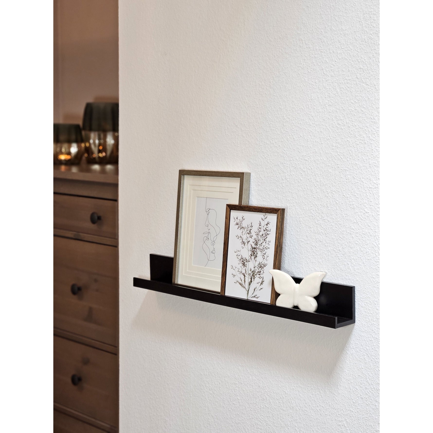 Fotoleiste Bilderleiste Schweberegal Holzregal Wandregal Bücherregal Wandboard