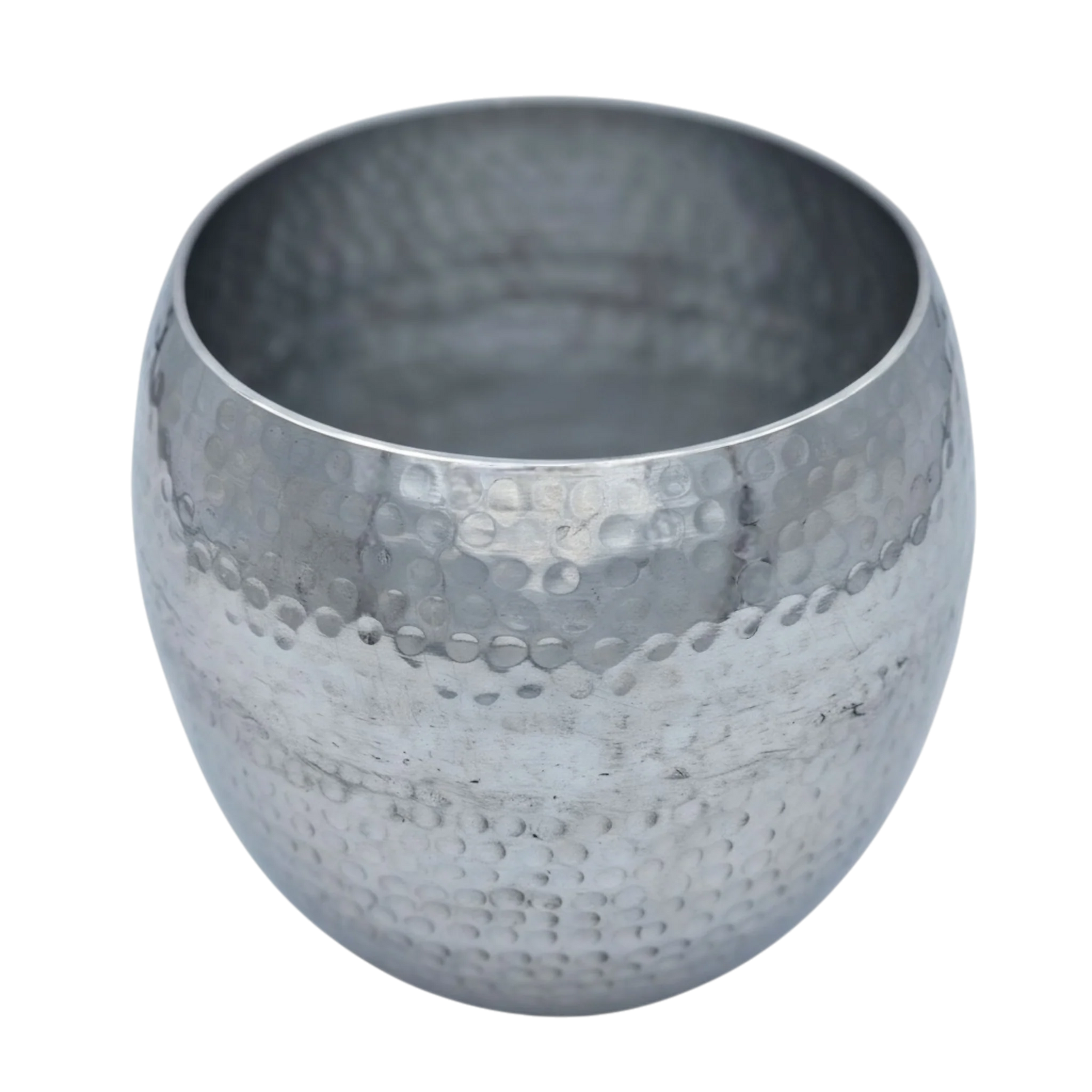 Übertopf Blumentopfe Silber Pflanztopf Deko 2er Set glänzend rund