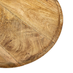 Teller Holzteller Mango Dekoteller Tischdeko Mangoholz Deko Schale Holz Ø 38 cm