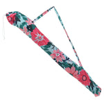 Sonnenschirm Strandschirm Schirm UV Schutz mit Tasche Fransen Blumen Ø 155 cm