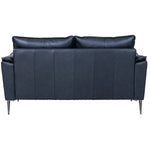 FURNHOUSE Soul 2-Sitzer Ledersofa - Echtleder Schwarz