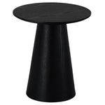 FURNHOUSE Tango Couchtisch Rund ø45 cm - Eiche Schwarz