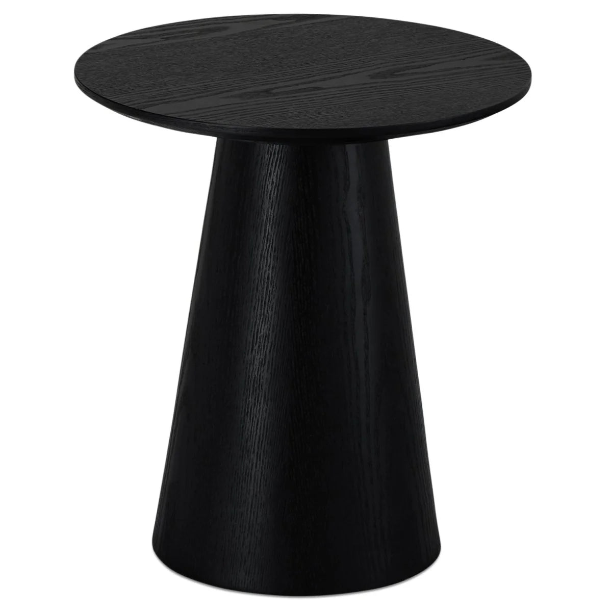 FURNHOUSE Tango Couchtisch Rund ø45 cm - Eiche Schwarz