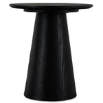 FURNHOUSE Tango Couchtisch Rund ø45 cm - Eiche Schwarz