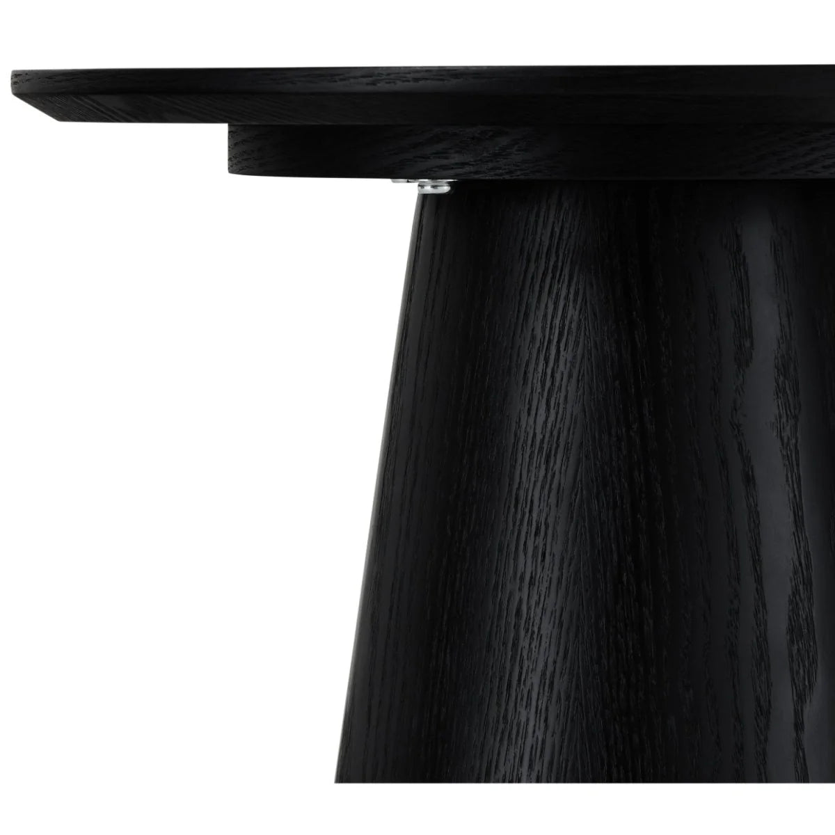 FURNHOUSE Tango Couchtisch Rund ø45 cm - Eiche Schwarz