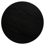 FURNHOUSE Tango Couchtisch Rund ø45 cm - Eiche Schwarz