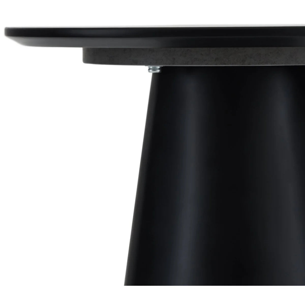 FURNHOUSE Tango Couchtisch Rund ø45 cm - Marmoroptik Hellgrau