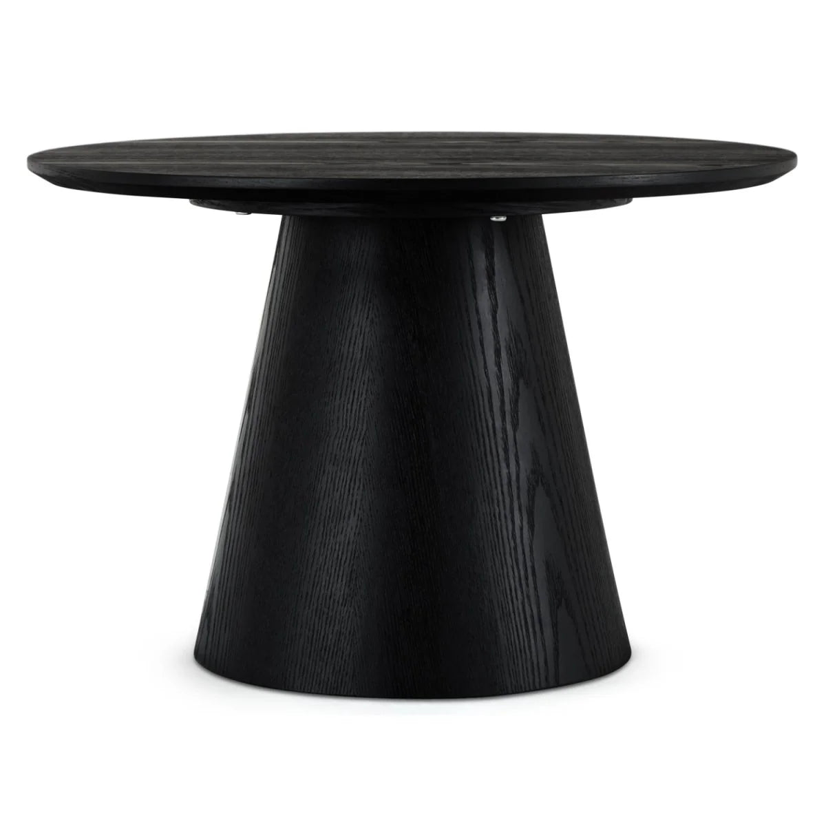 FURNHOUSE Tango Couchtisch Rund ø60 cm - Eiche Schwarz