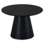 FURNHOUSE Tango Couchtisch Rund ø60 cm - Eiche Schwarz