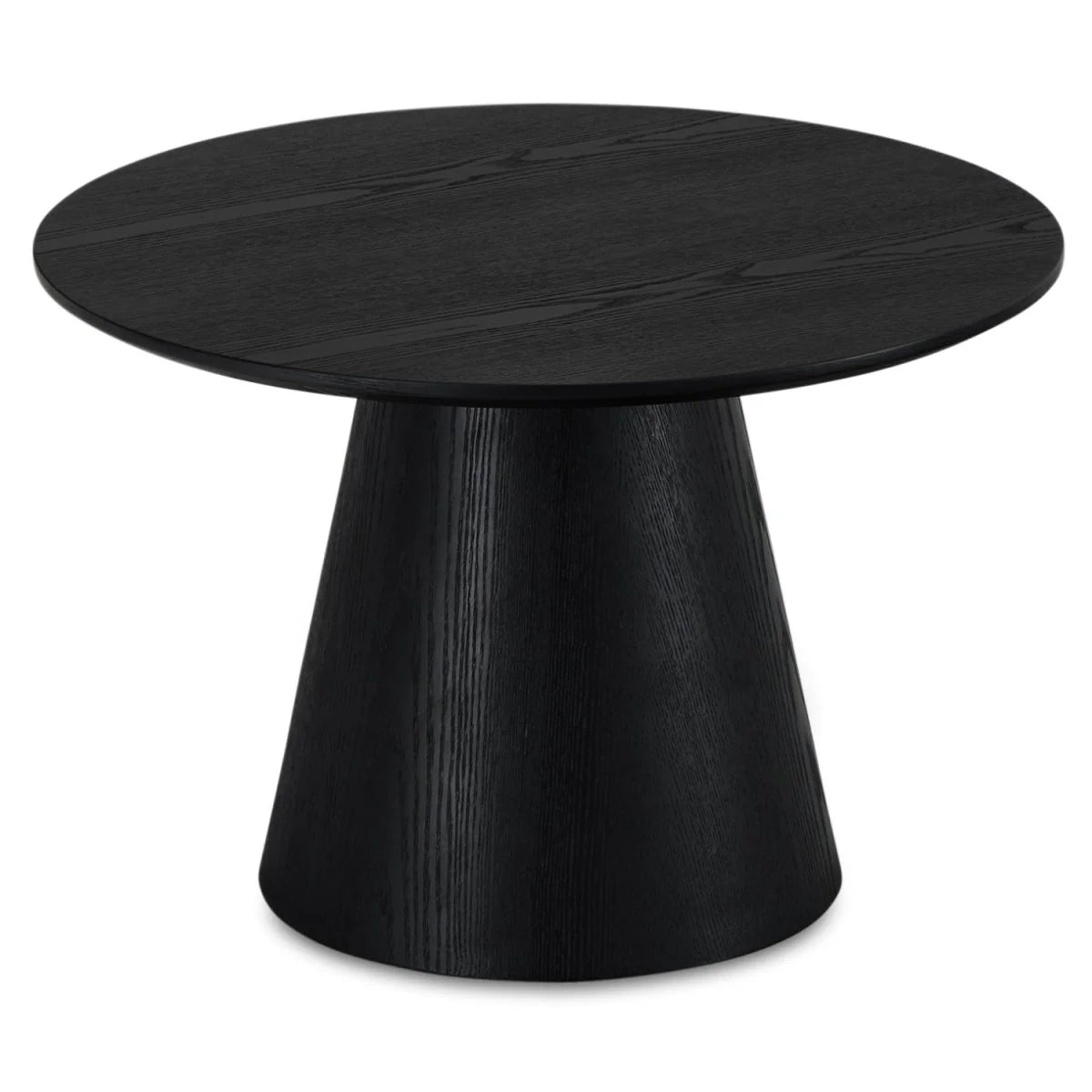 FURNHOUSE Tango Couchtisch Rund ø60 cm - Eiche Schwarz