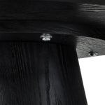 FURNHOUSE Tango Couchtisch Rund ø60 cm - Eiche Schwarz