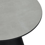 FURNHOUSE Tango Couchtisch Rund ø60 cm - Marmoroptik Hellgrau