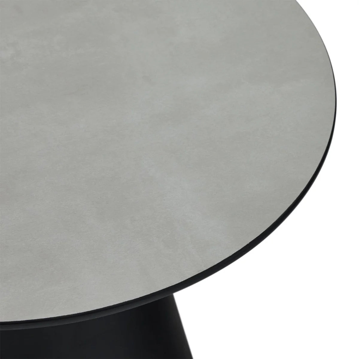 FURNHOUSE Tango Couchtisch Rund ø60 cm - Marmoroptik Hellgrau