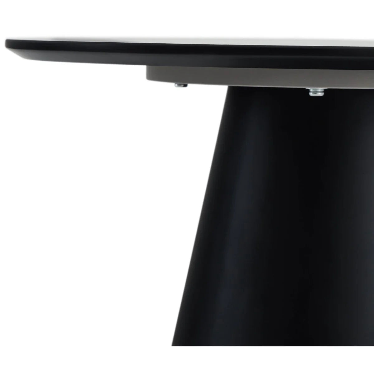 FURNHOUSE Tango Couchtisch Rund ø60 cm - Marmoroptik Hellgrau