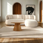 FURNHOUSE Tango Couchtisch Rund ø80 cm - Eiche Natur