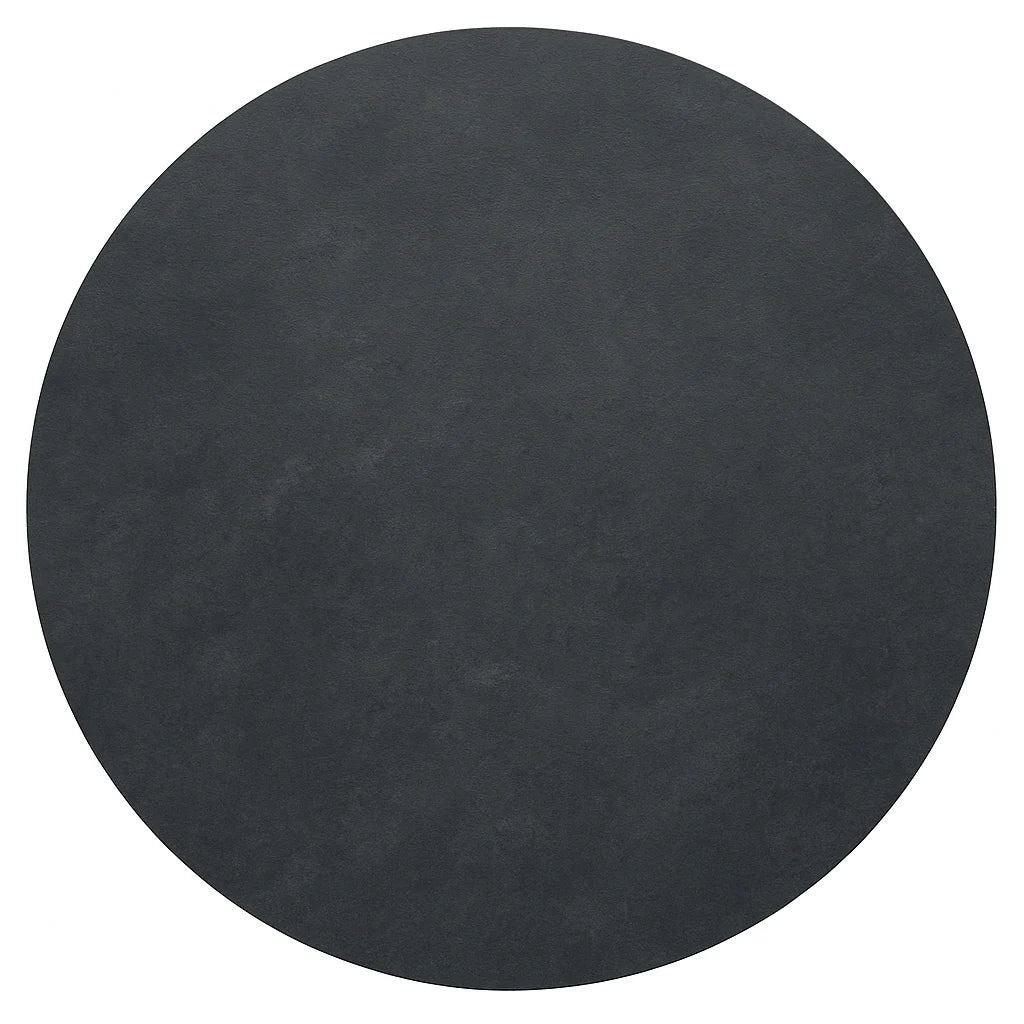 FURNHOUSE Tango Couchtisch Rund ø80 cm - Marmoroptik Dunkelgrau
