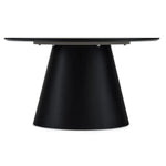 FURNHOUSE Tango Couchtisch Rund ø80 cm - Marmoroptik Hellgrau