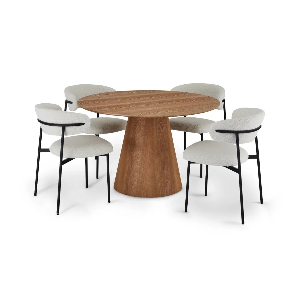 FURNHOUSE Tango Runder Esstisch ø120 cm - Eiche Natur