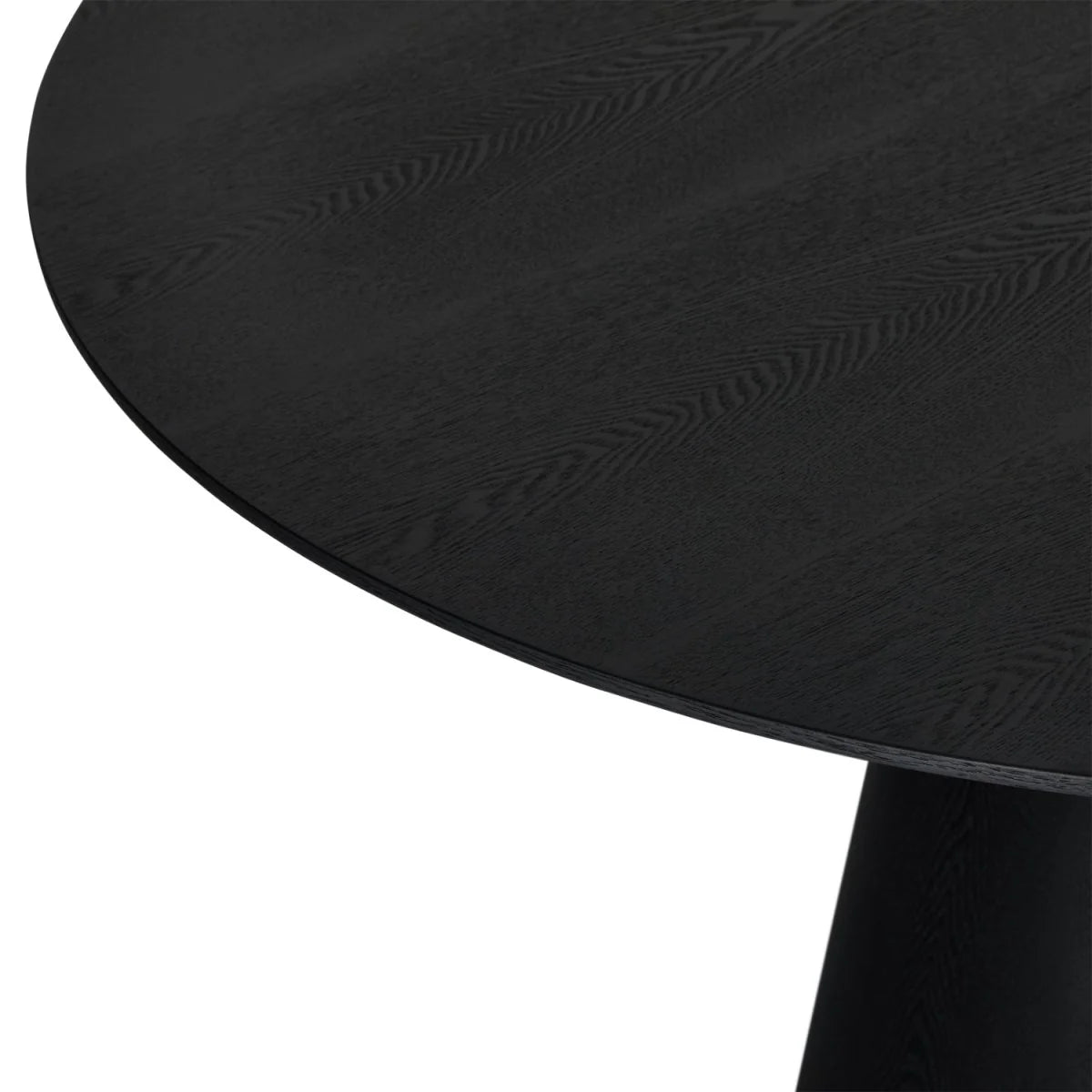 FURNHOUSE Tango Runder Esstisch ø120 cm - Eiche Schwarz