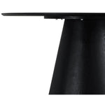 FURNHOUSE Tango Runder Esstisch ø120 cm - Eiche Schwarz