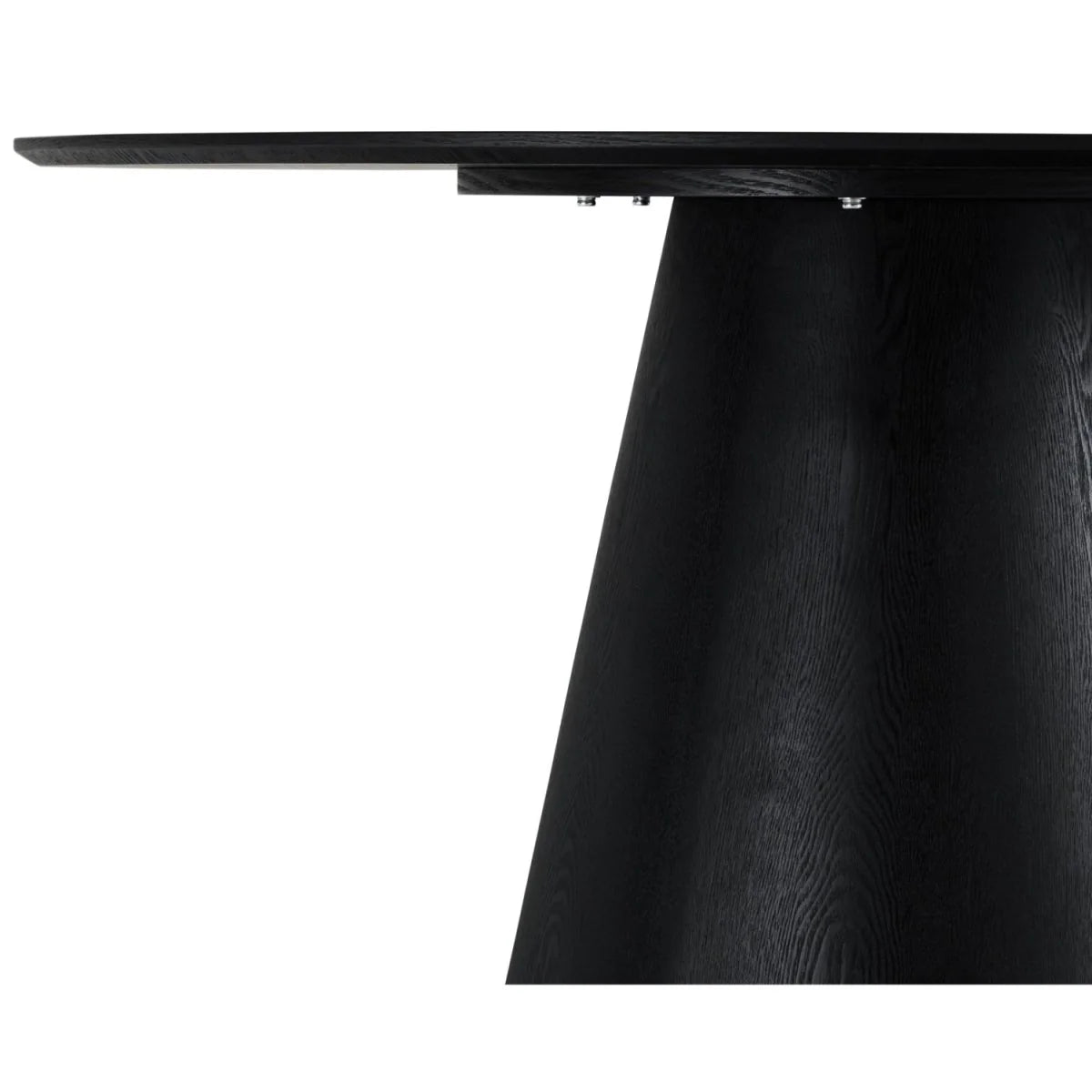 FURNHOUSE Tango Runder Esstisch ø120 cm - Eiche Schwarz